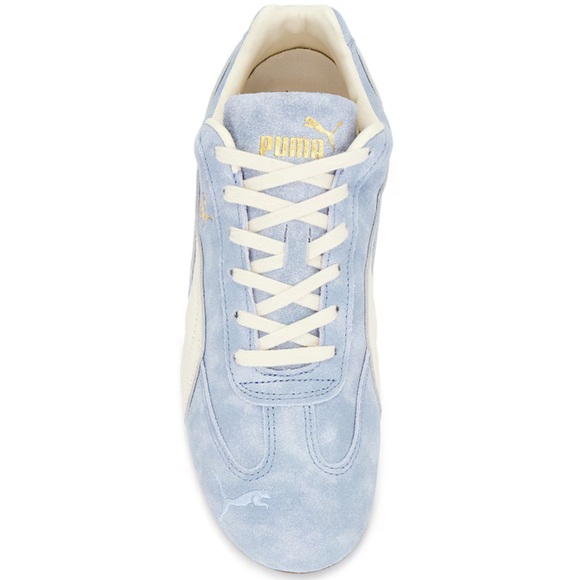 Puma Light Blue and Cream Haute Tropic/ Alpine Snow speedcat Casual Shoes - Picture 3 of 7